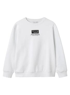 Sudadera Name It Slaslo Branco para Menino