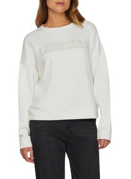 Sweatshirt Vila Vireflect Bege para mulher