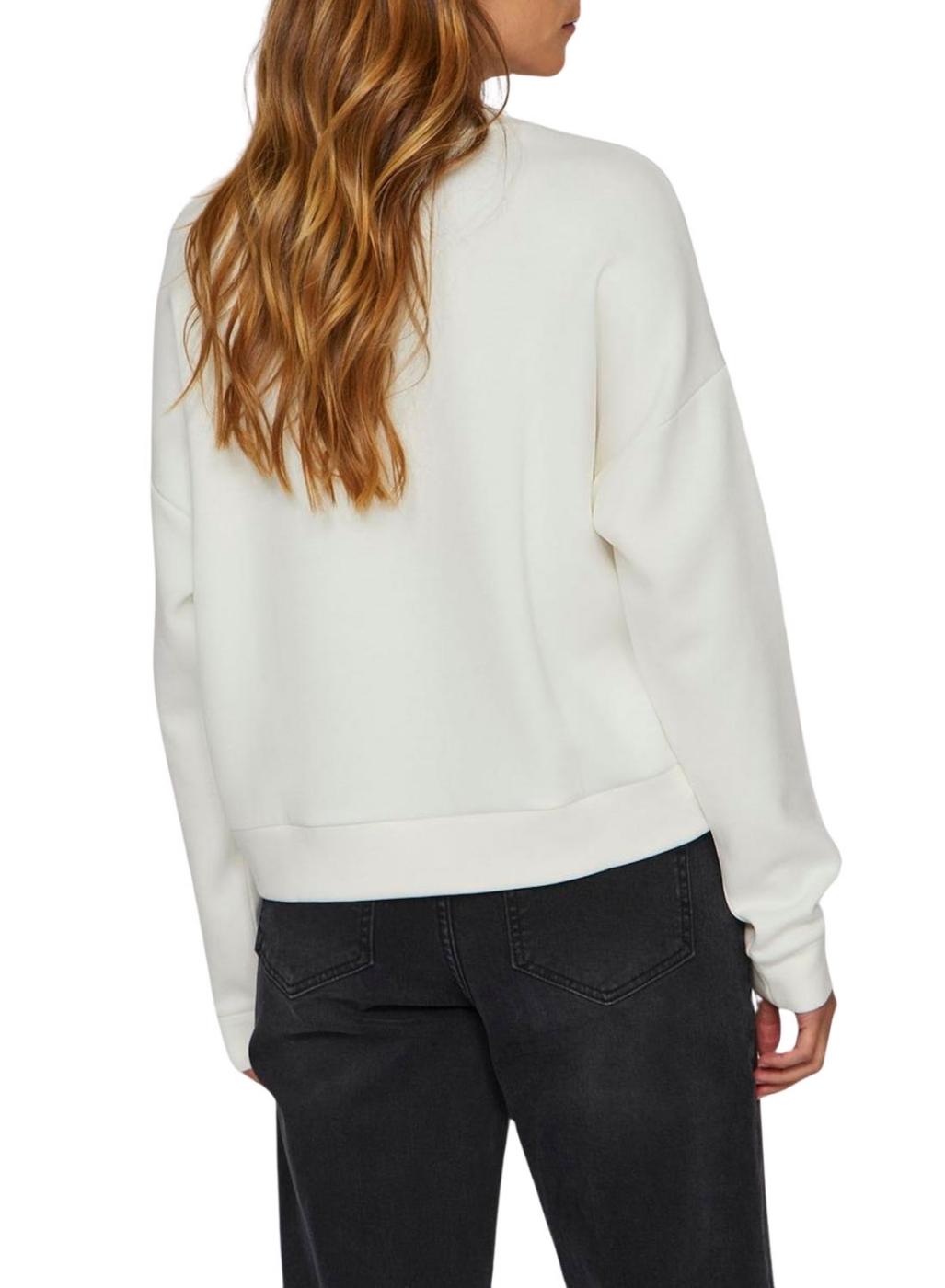 Sweatshirt Vila Vireflect Bege para mulher