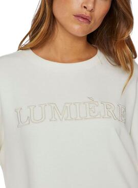 Sweatshirt Vila Vireflect Bege para mulher