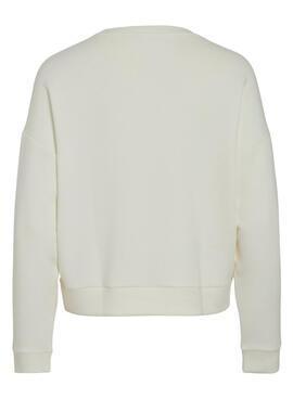 Sweatshirt Vila Vireflect Bege para mulher