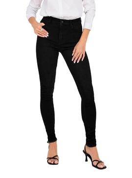 Jeans Only Druna Skinny Preto para mulher