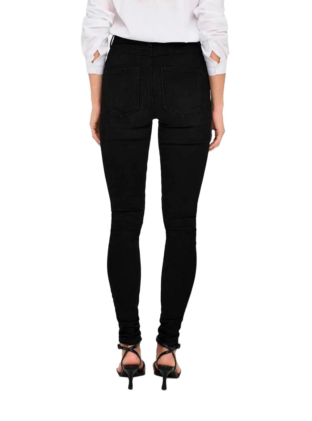 Jeans Only Druna Skinny Preto para mulher