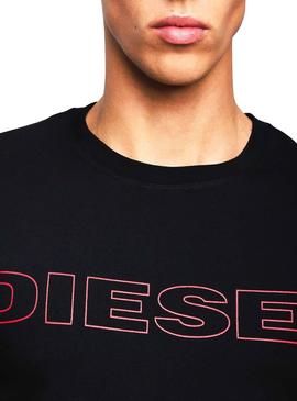 T-Shirt Diesel UMLT-Jake Preto Homem