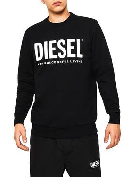 Sweat Diesel S-GIR-DIVISION-LOGO Preto Homem