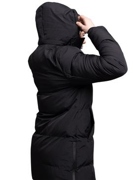 Parka Klout Andorra acolchoada preta para homem