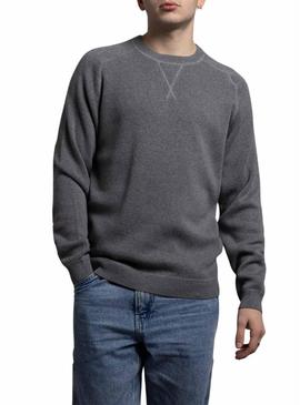 Camisa Klout Raglan cinza para homem.