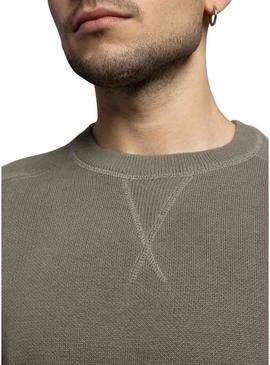 Jersey Klout Raglan verde para homem