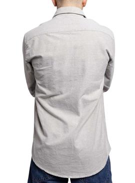 Camisa Klout Siberia cinza para homem.