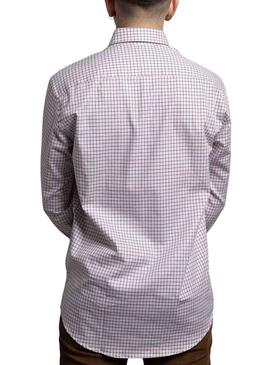 Camisa Klout xadrez Xoan para homem.