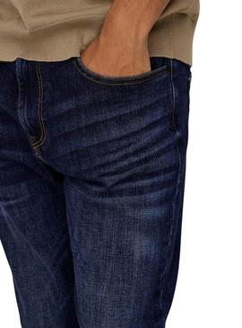 Calça jeans Only and Sons Weft escura para homem