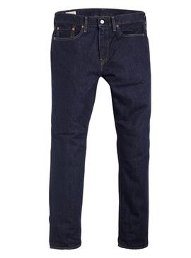 Jeans Levis 502 Taper Onewash azul para homem.