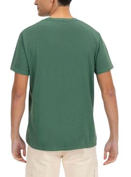 Camisa O Polvo remos verde para homem