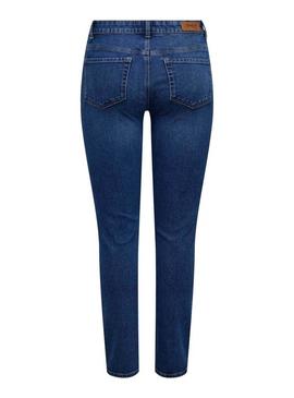 Calça jeans azul Only Sui para mulher