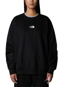 Moletom The North Face Essential Oversize preto para mulher