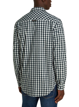 Camisa Tommy Jeans Poplin xadrez para homem