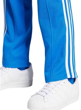 Calça Adidas Beckenbauer azul para mulher