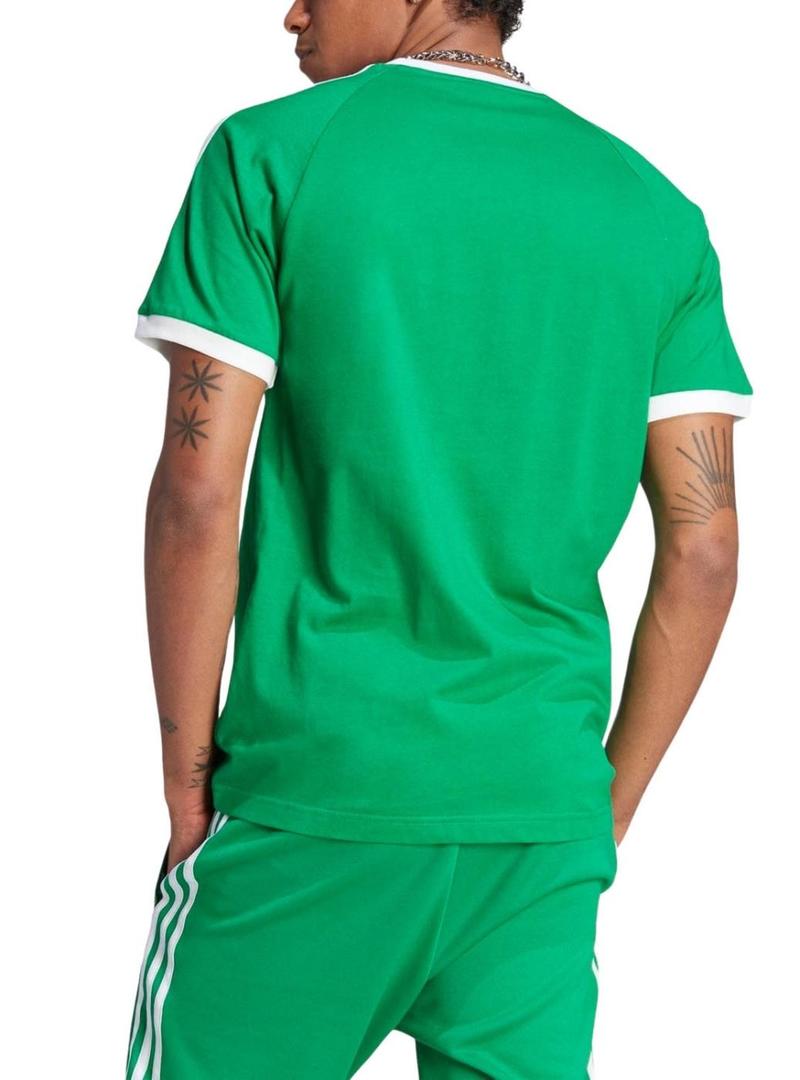 CAMISETA DE 3 LISTRAS VERDE