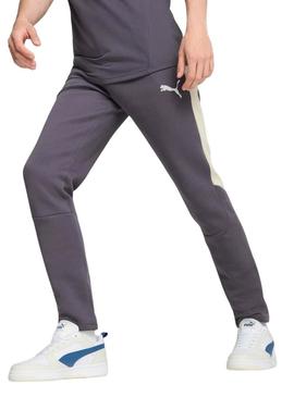 Calça Jogger Puma cinza para homem.