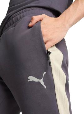 Calça Jogger Puma cinza para homem.