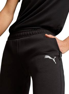 Calça Puma Evostripe preta para homem