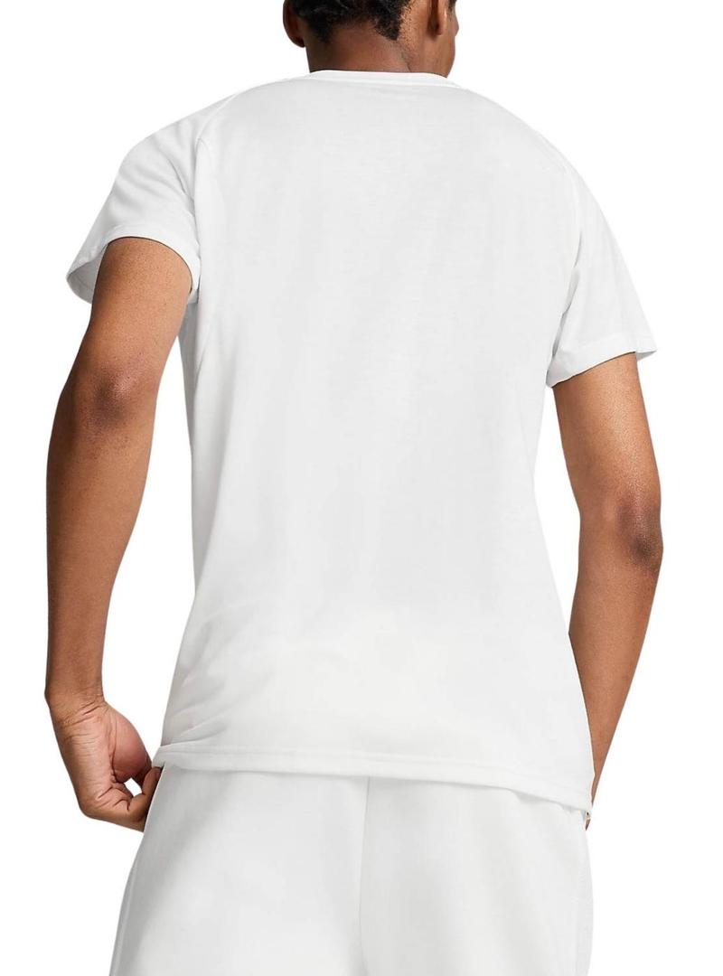 Camiseta Puma Evostripe branca para homem.