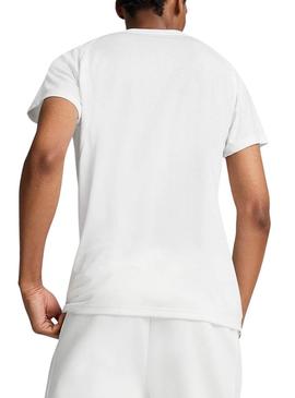 Camiseta Puma Evostripe branca para homem.