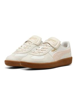 Tênis Puma Premium Palermo branco para mulher.