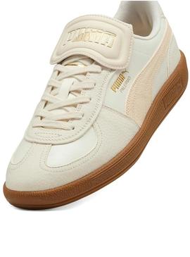 Tênis Puma Premium Palermo branco para mulher.