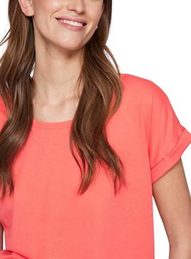 Camiseta Vila Vidreamers New coral para Mulher.