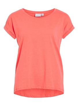 Camiseta Vila Vidreamers New coral para Mulher.