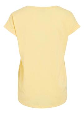 Camiseta Vila Vidreamers New amarelo para Mulher.