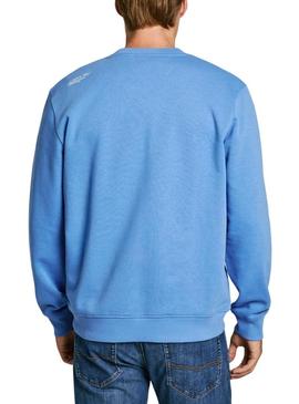 Moletom Pepe Jeans Dylan azul para homem