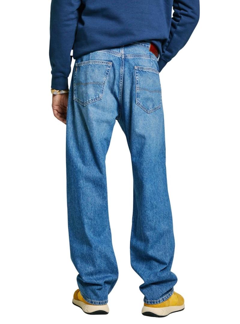 Calça jeans Pepe Jeans Straight 73 azul para homem