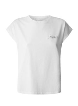 Camiseta Pepe Jeans Lorena branca para mulher