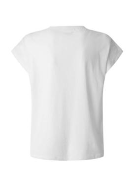 Camiseta Pepe Jeans Lorena branca para mulher