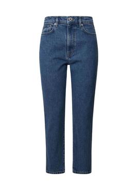 Calça de ganga Pepe Jeans Betty slim 7/8 azul para mulher.