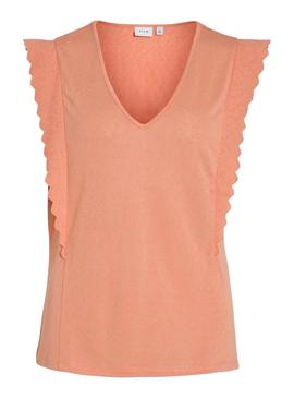 Camisa Vila Vimosa Coral para Mulher.