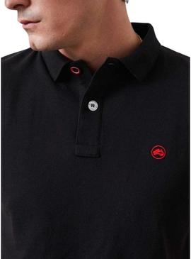 Camisa Polo Básica Preta Para Homem