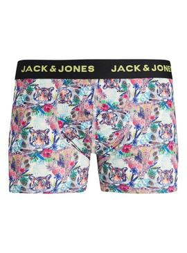 Cueca Jack and Jones Tiger Multicolor Para Homem