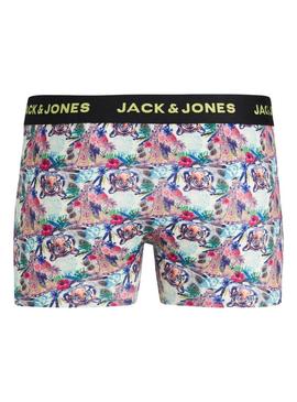 Cueca Jack and Jones Tiger Multicolor Para Homem