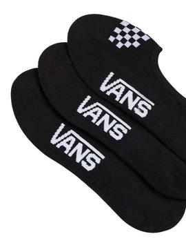 Meias Vans Canoodle Pretas para Mulheres