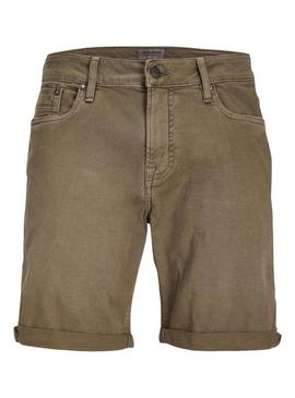 Bermudas Jack and Jones Icon Cáqui para Hombre.