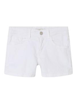 Short Name It Rose Reg Branco Para Menina