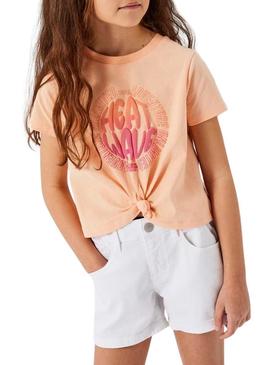 Short Name It Rose Reg Branco Para Menina