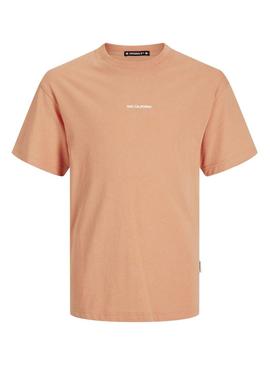 Camiseta Name It Joraruba Landscape Laranja Criança