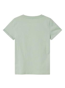 Camiseta Name It Hynka Verde Para Menina