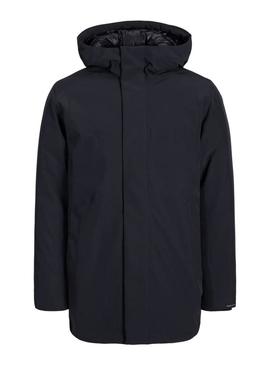 Jaqueta Parka Jack and Jones Ekeen azul marinho para homem.