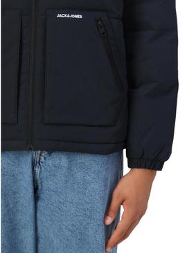 Jaqueta acolchoada Jack and Jones Eotto marinha para homem