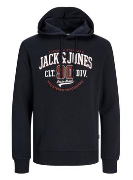 Moletom Jack and Jones Jelogo azul para homem